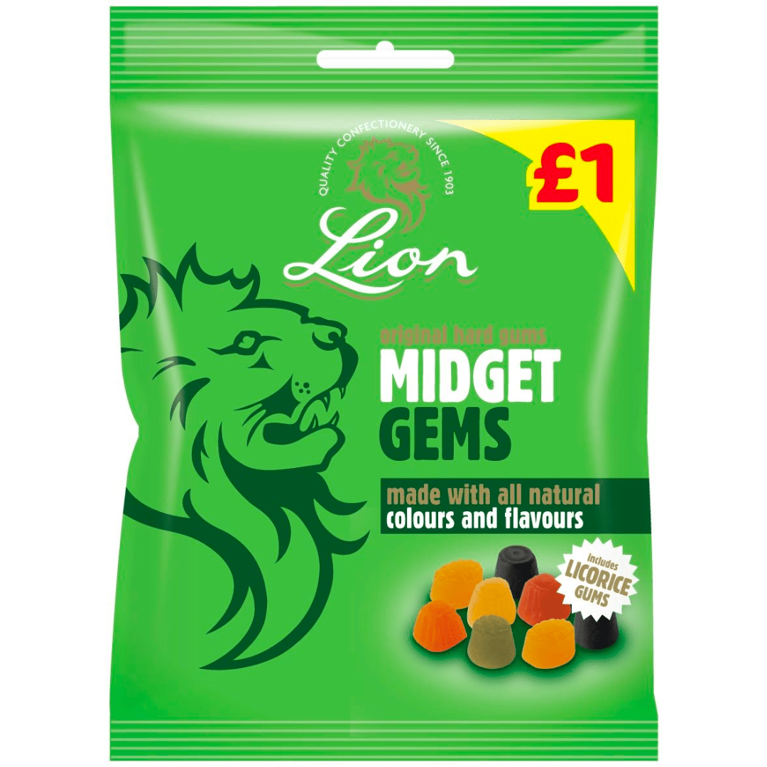 Lion Midget Gems (150g)