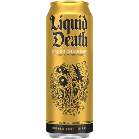Liquid Death Sparkling Mango Chainsaw (500ml)