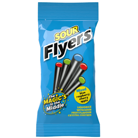 Liquorice Flyers Sour Bag 75g