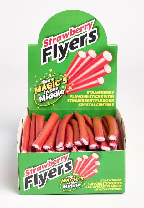 Liquorice Flyers Strawberry Box 60 Pack