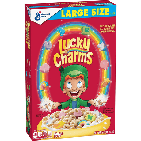 Lucky Charms Cereal Large Size (422g)