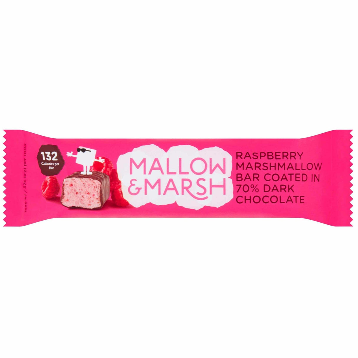 Mallow And Marsh Marshmallow Bar Raspberry (35g) (BB Expired 24-12-21)