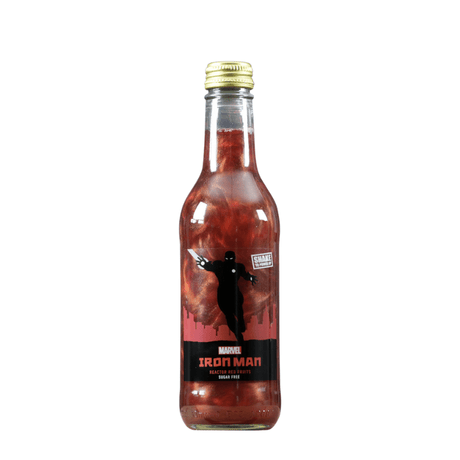 Marvel Iron man Reactor Red Fruits Soda Bottle (330ml)