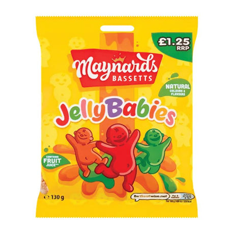 Maynards Bassetts Jelly Babies (130g)