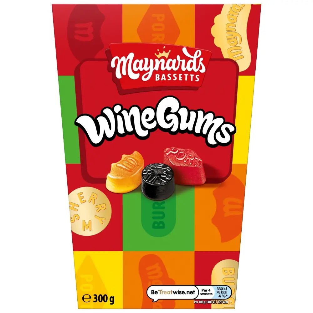 Maynards Bassetts Wine Gums Carton 300g