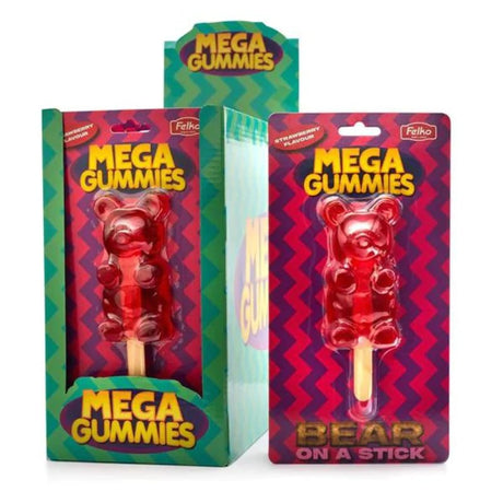 Mega Gummies Bear on a Stick (120g)