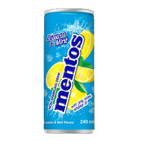 Mentos Lemon and Mint Soda (240ml)