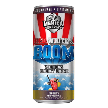Merica Energy Red White &amp; Boom - Liberty