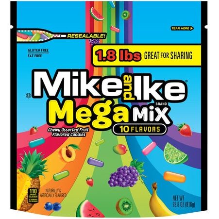 Mike and Ike Family Size Mega Mix (816g)