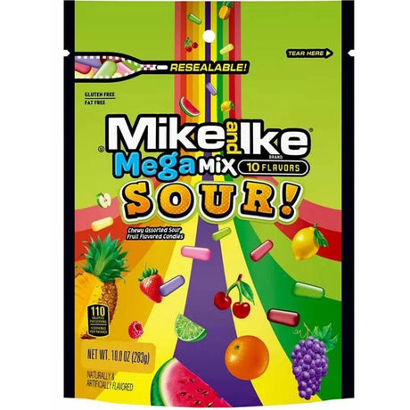 Mike and Ike Mega Mix Sour Share Size (283g)