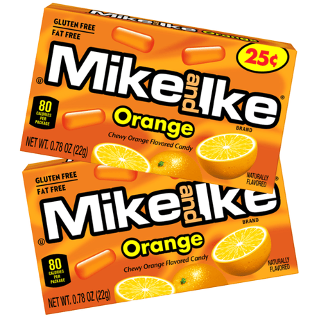 Mike and Ike Mini Box Orange (22g) (2 Pack)
