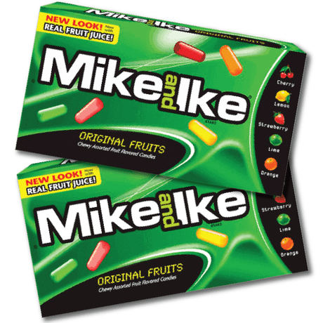 Mike and Ike Mini Box Original Fruits (22g) (2 Pack)