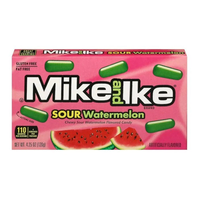 Mike and Ike Sour Watermelon Theatre Box 120g USA