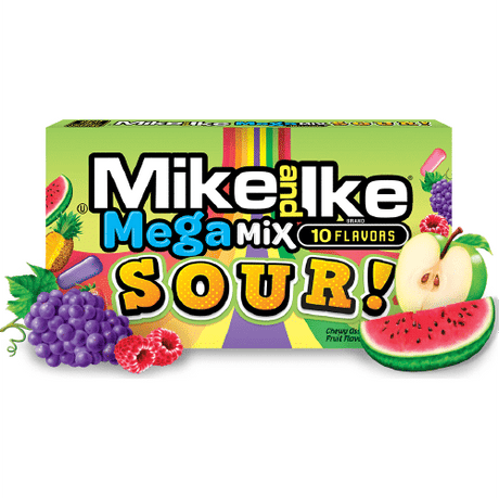 Mike and Ike Theatre Box Mega Mix Sour (141g)