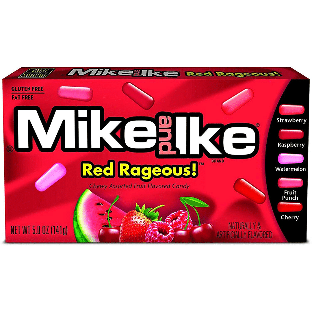 Mike and Ike Red Rageous Theatre Box 120g – SoSweet