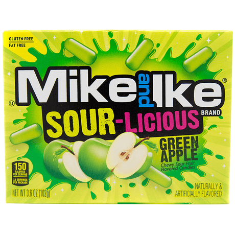 Mike and Ike Theatre Box Sour-Licious Green Apple (102g)