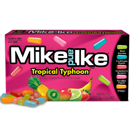 Mike and Ike Theatre Box Tropical Typhoon (141g) (BB Feb 2024)
