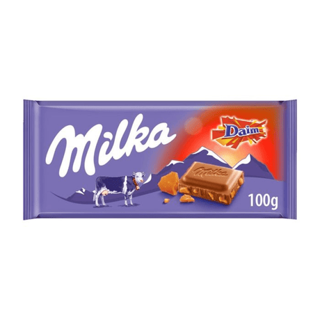 Milka Daim Milk Chocolate (100g)