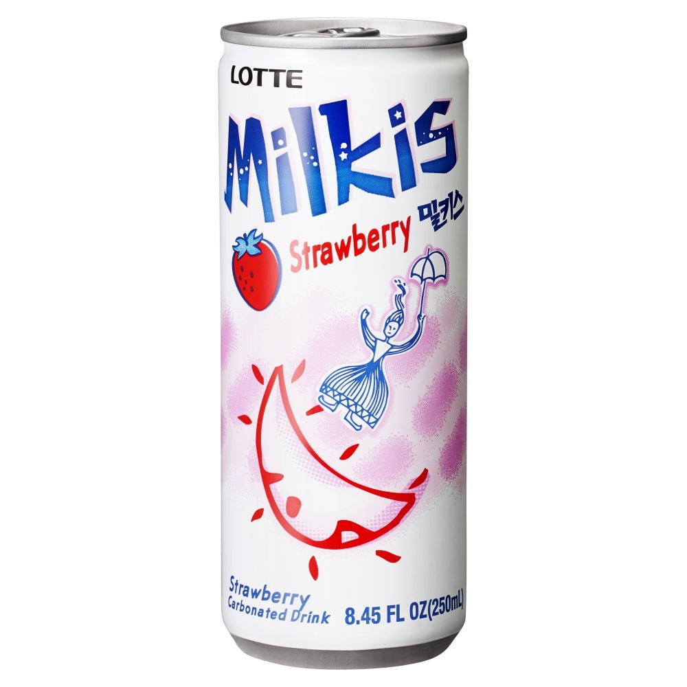 Milkis Strawberry Korean Cream Soda Can 250ml