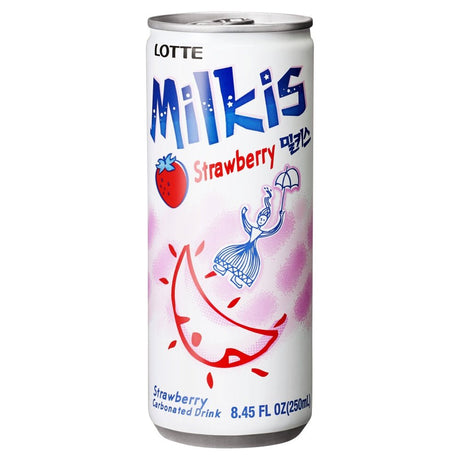 Milkis Strawberry Korean Cream Soda Can 250ml