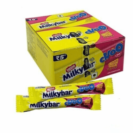 Milkybar Choo Strawberry (10g) (India) (Box of 28)