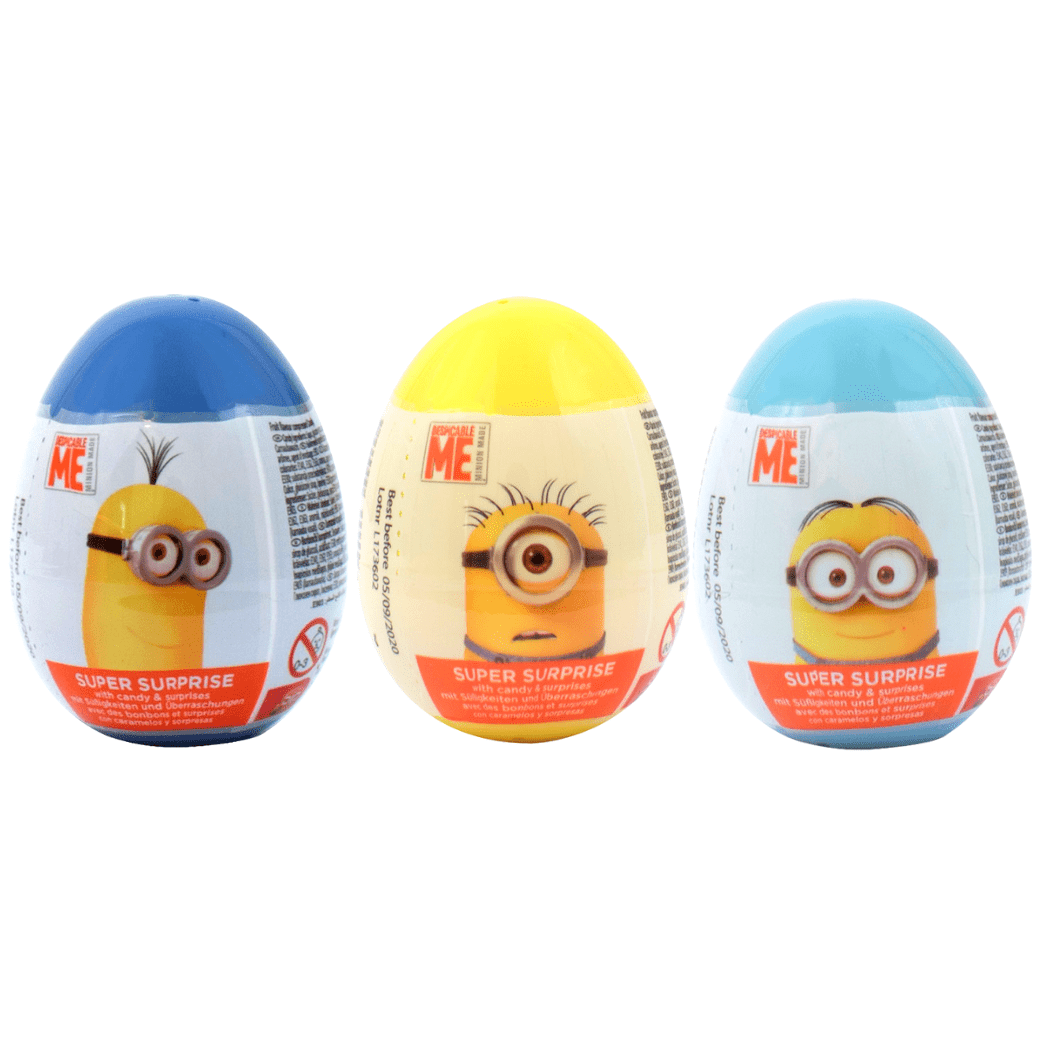 Minions Super Surprise Egg (10g) - Best Before Expired 03/23