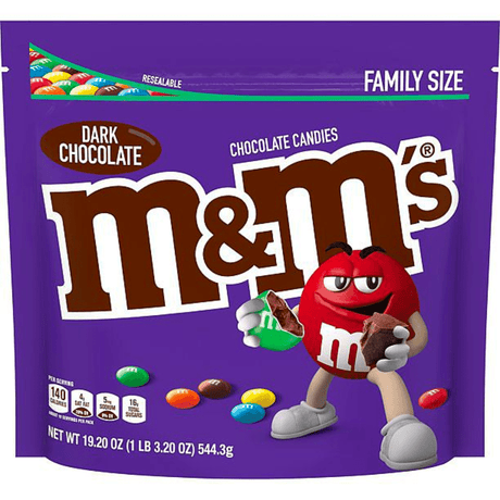 M&M's Dark Chocolate (544g)
