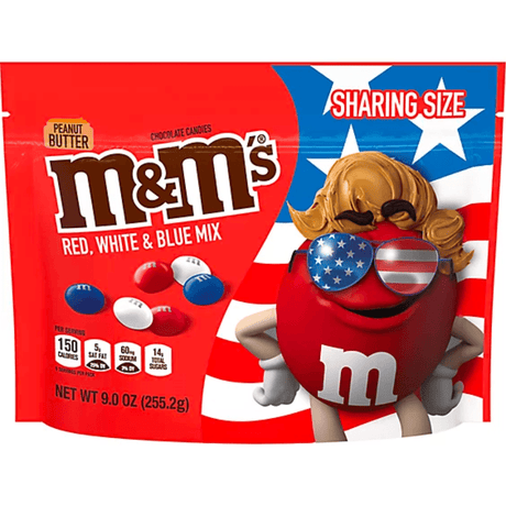 M&M's Peanut Butter Red, White & Blue (255g)