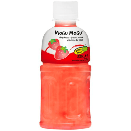Mogu Mogu Strawberry with Nata de Coco (320ml)