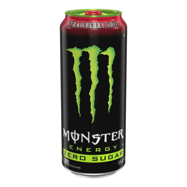 Monster Energy Strawberry Shot Zero Sugar Can 473ml (Canada)