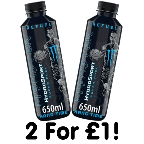 Monster Hydrosport Super Fuel Hang Time (650ml) (Pack of 2)