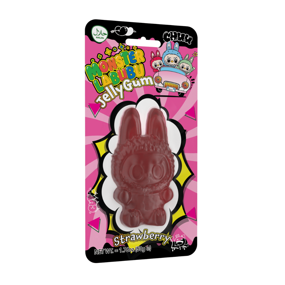 Monster Labubu Strawberry Jelly Gum 50g