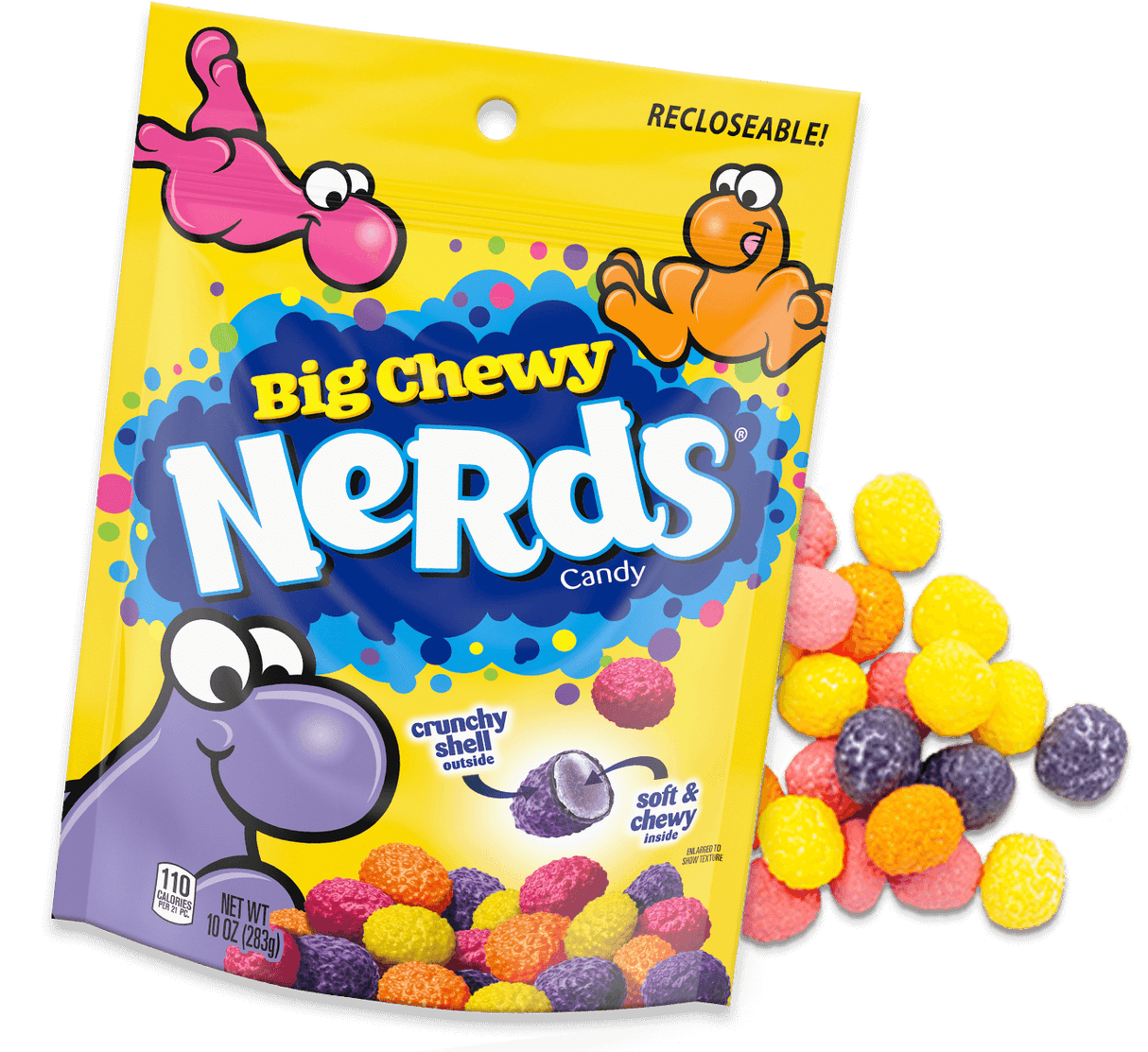 Nerds Big and Chewy Peg Bag (170g)