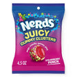 Nerds Juiced Gummy Clusters Strawberry Punch Flavour Peg Bag 128g