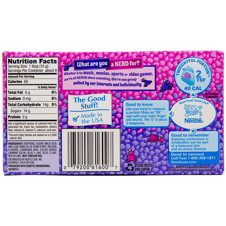 Nerds Strawberry and Grape Theatre Box (141g)