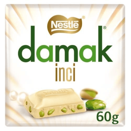 Nestle Damak Inci White Chocolate with Pistachio Bar (60g)