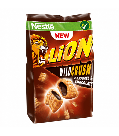 Nestle Lion Wildcrush Caramel and Chocolate Cereal (EU) (150g)