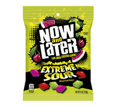 Now and Later Extreme Sour Peg Bag (113g)