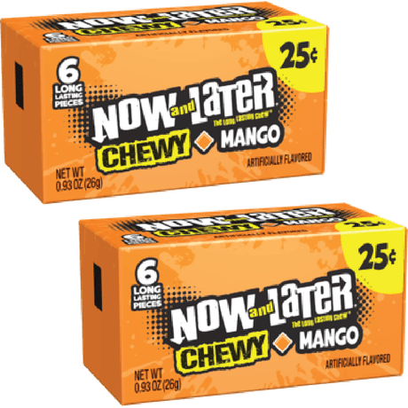 Now and Later Mini Chewy Mango (26g) (2 Pack)