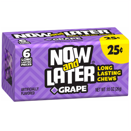 Now And Later Mini Grape (26g)