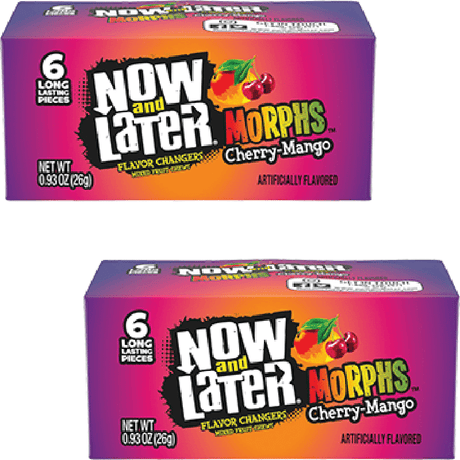 Now and Later Mini Morphs Cherry Mango (26g) (2 Pack)