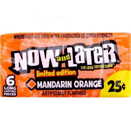 Now and Later Mini Orange Mandarin (26g) (2 Pack)
