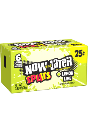 Now and Later Mini Splits Lemon-Lime (26g) (2 Pack)