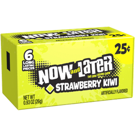 Now and Later Mini Strawberry Kiwi (26g) (2 Pack)