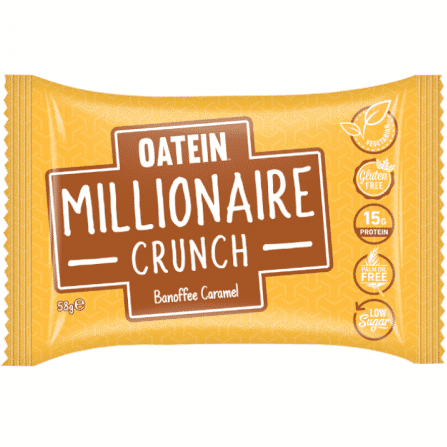 Oatein Millionaire Crunch Banoffee Caramel (58g) (BB Expired 17-01-22)