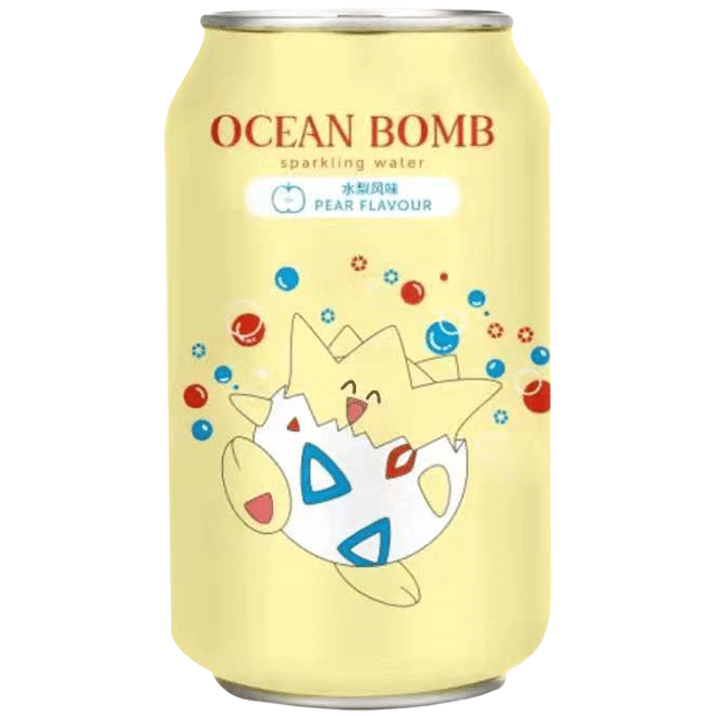 Ocean Bomb Pokemon Togepi Pear Sparkling Water (330ml)