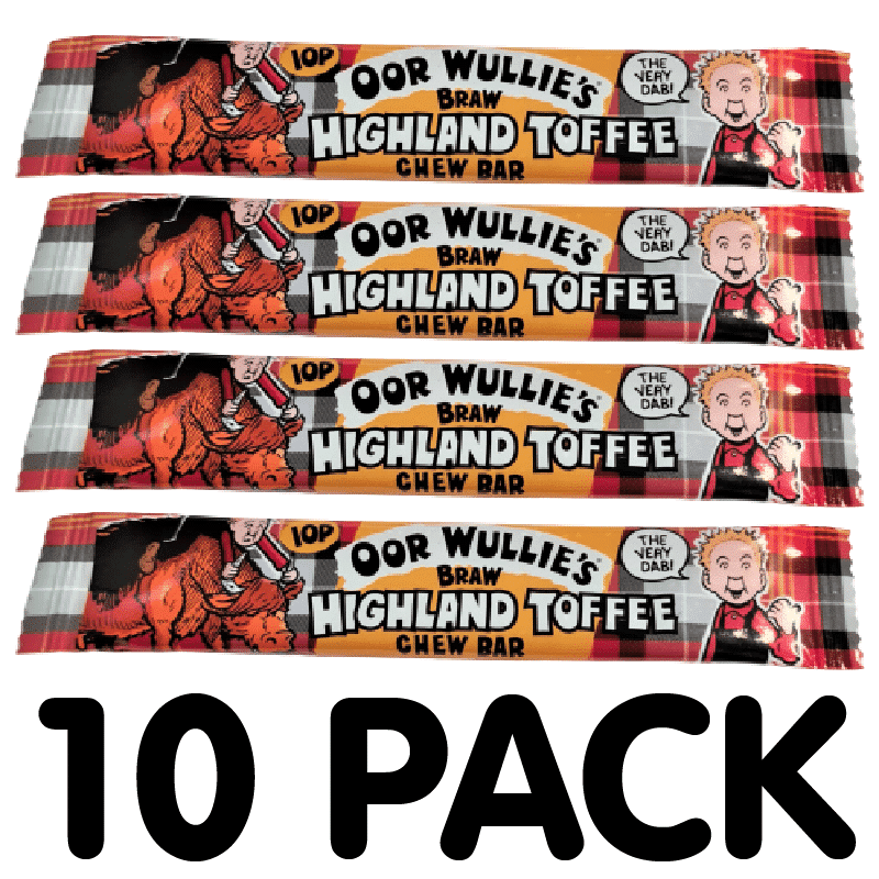 Oor Wullie's Highland Toffee Chew Bar (10 Pack)