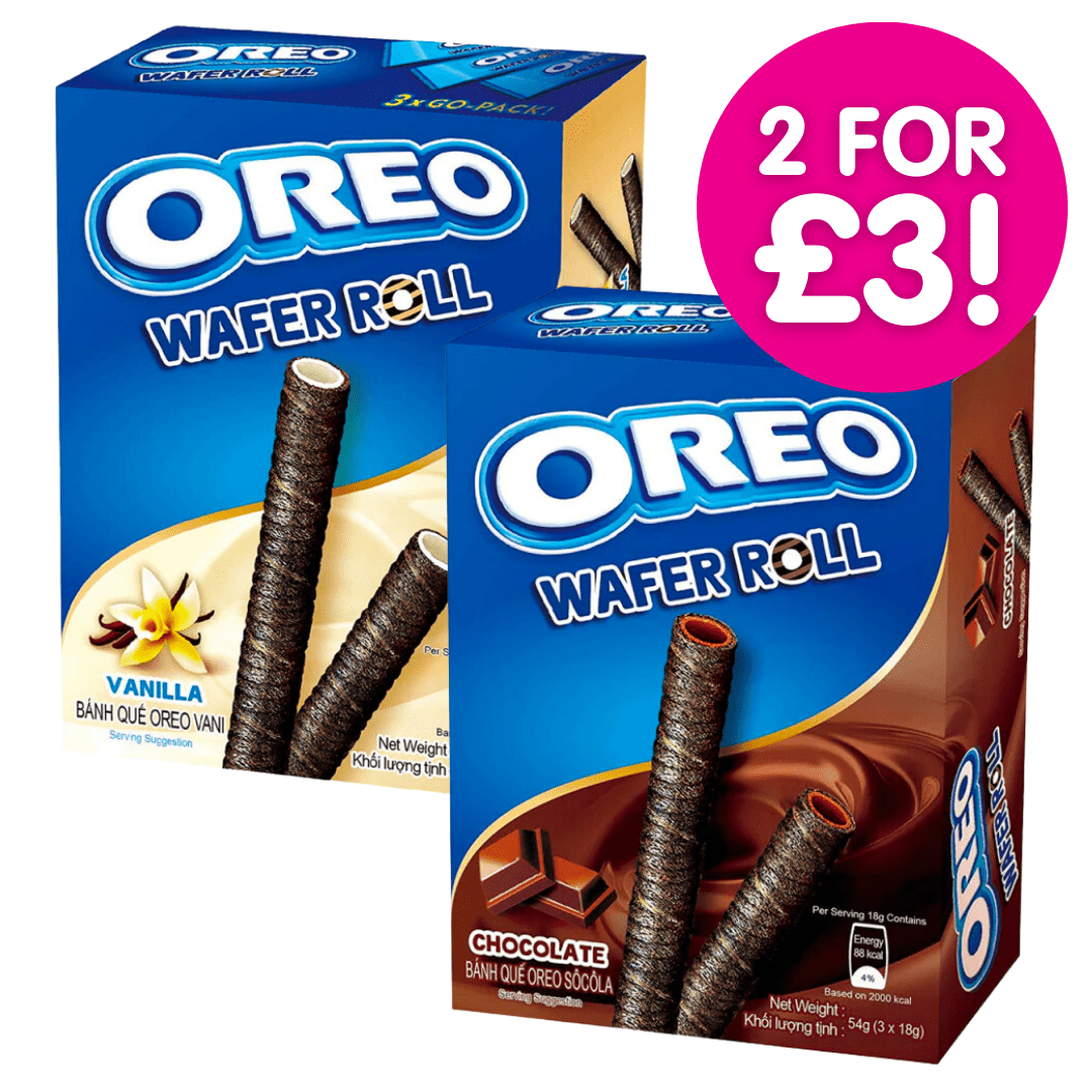 Oreo Wafer Rolls 2 FOR £3