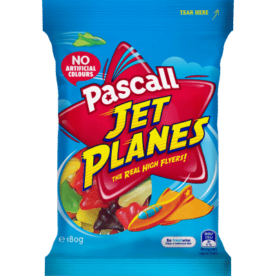 Pascall Jet Planes (180g) (BB Expired 24-11-21)