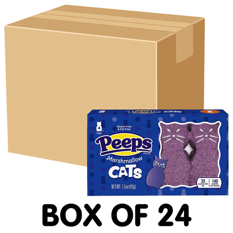 Peeps Cats 3 Pack (Box of 24)